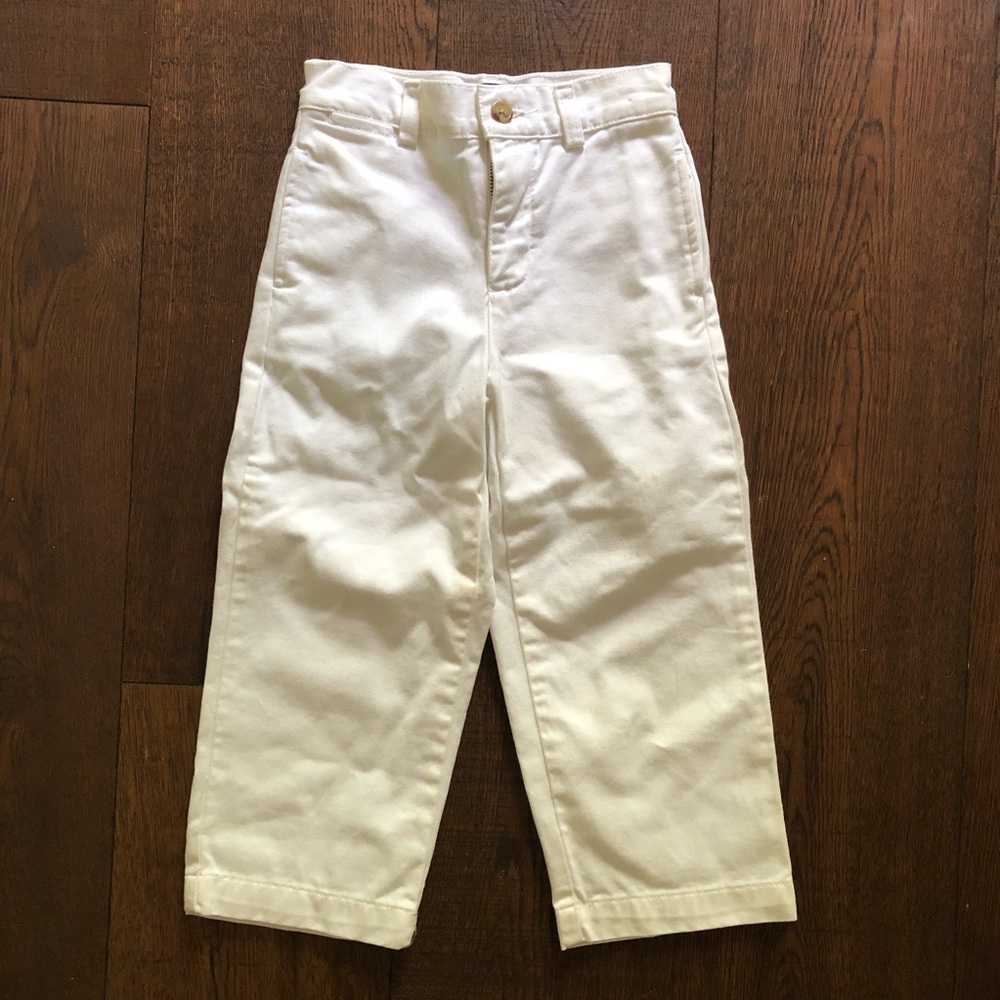 White Polo by Ralph Lauren girls chinos